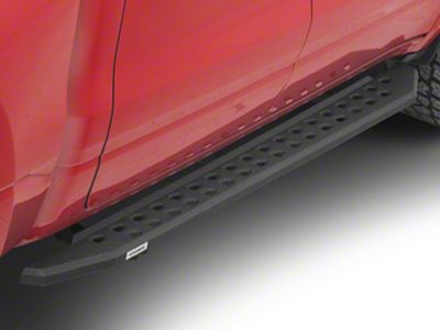 Go Rhino RB20 Slim Running Boards; Protective Bedliner Coating (19-24 RAM 1500 Crew Cab)