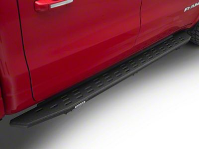 Go Rhino RB30 Running Boards; Protective Bedliner Coating (19-25 RAM 1500 Crew Cab)