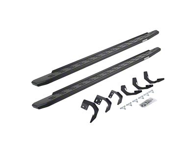 Go Rhino RB30 Running Boards; Textured Black (15-18 RAM 1500 Quad Cab)