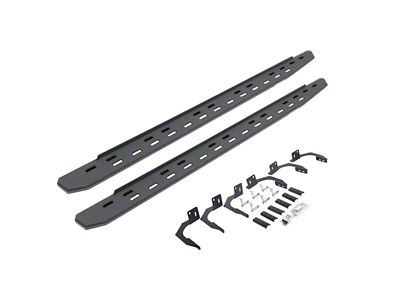 Go Rhino RB30 Slim Line Running Boards; Protective Bedliner Coating (09-14 RAM 1500 Quad Cab)