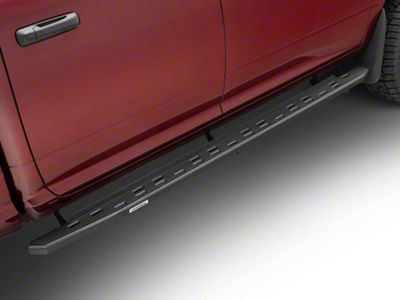 Go Rhino RB30 Slim Line Running Boards; Textured Black (09-14 RAM 1500 Crew Cab)