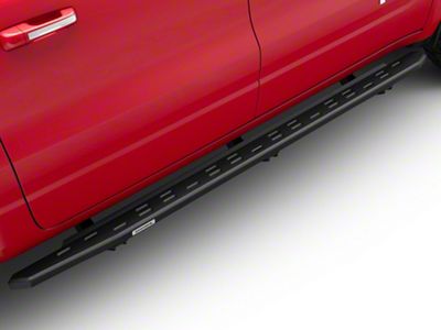 Go Rhino RB30 Slim Line Running Boards; Textured Black (19-24 RAM 1500 Crew Cab)