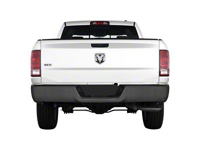 Rear Bumper Cover; Paintable ABS (09-18 RAM 1500 w/o Factory Dual Exhaust)