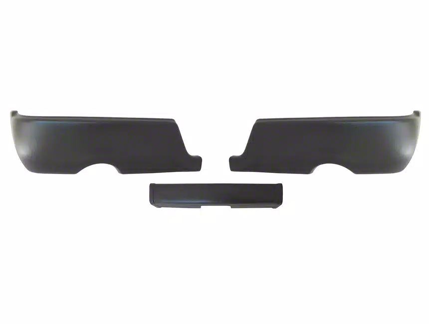 RAM 1500 Rear Bumper Cover; Textured Black (0918 RAM 1500 w/ Factory
