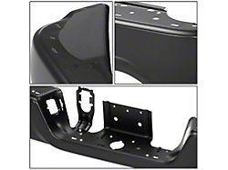 Rear Bumper; Not Pre-Drilled for Backup Sensors; Black (09-18 RAM 1500 w/ Factory Dual Exhaust)