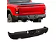 Rear Bumper; Not Pre-Drilled for Backup Sensors; Black (09-18 RAM 1500 w/ Factory Dual Exhaust)