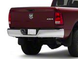 Rear Bumper; Not Pre-Drilled for Backup Sensors; Chrome (09-18 RAM 1500 w/o Factory Dual Exhaust)
