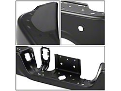 Rear Bumper; Pre-Drilled for Backup Sensors; Black (09-18 RAM 1500 w/ Factory Dual Exhaust)