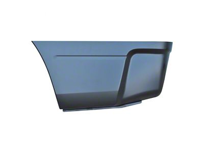 Replacement Rear Lower Wheel Arch Patch Panel; Front Section; Driver Side (09-18 RAM 1500 w/ 8-Foot Box)