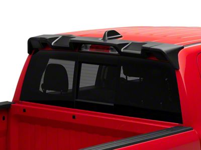 Rear Roof Spoiler; Matte Black (19-25 RAM 1500 w/ Panoramic Sunroof)