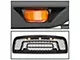 Rebel Style Upper Replacement Grille with Amber LED Lights; Matte Black (09-12 RAM 1500)