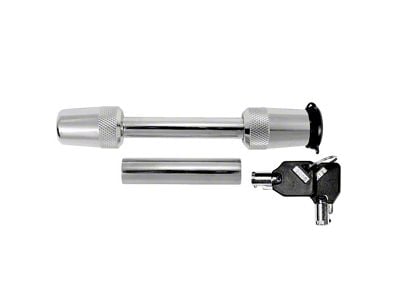 Receiver Lock with Stainless Steel Sleeve; Chrome