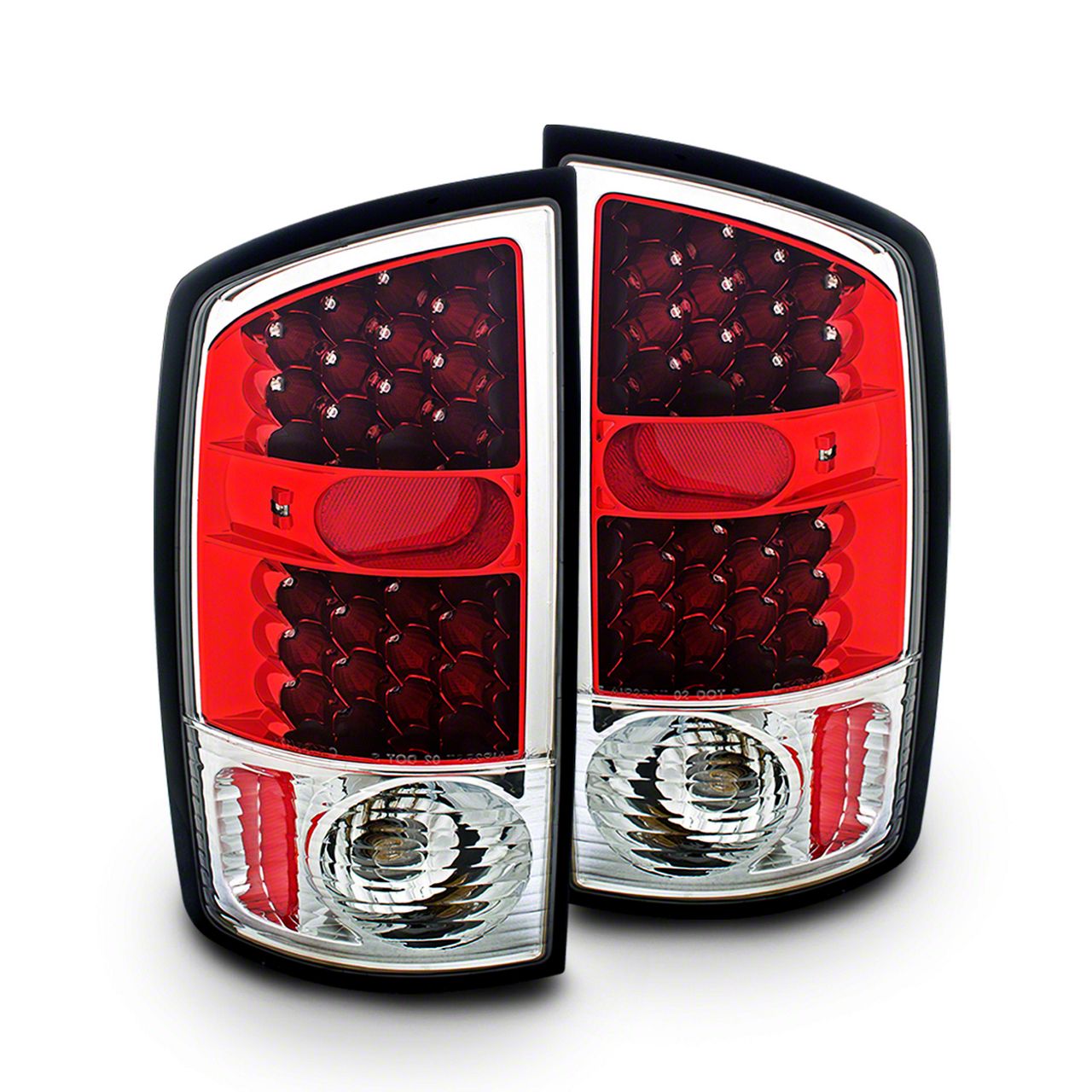 Raxiom RAM 1500 G4 LED Tail Lights; Red R110168 (0205 RAM 1500)