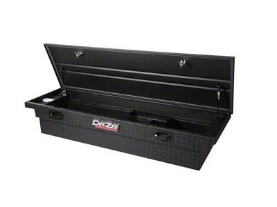 Red Label Series Low Profile Single Lid Crossover Tool Box; Textured Black (Universal; Some Adaptation May Be Required)