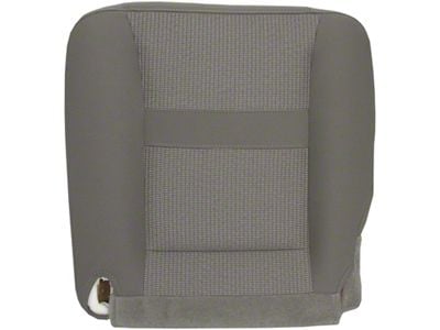 Replacement Bottom Bucket Seat Cover; Driver Side; Khaki/Tan Cloth (06-08 RAM 1500 SLT w/ Seat Flap)
