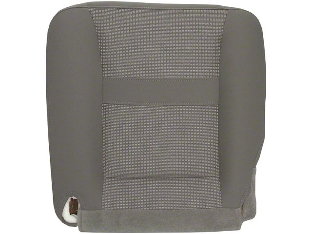 Replacement Bucket Seat Bottom Cover; Driver Side; Khaki/Tan Cloth (06-08 RAM 1500 SLT)