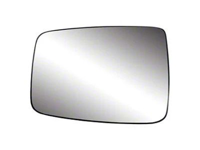 Replacement Flat Side Mirror Glass; Driver Side (11-18 RAM 1500 w/o Manual Non-Towing Mirrors)