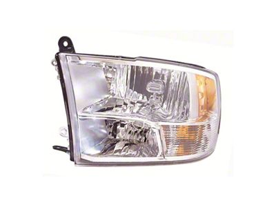 Replacement Halogen Headlight; Driver Side (09-12 RAM 1500 w/ Factory Halogen Quad Headlights)