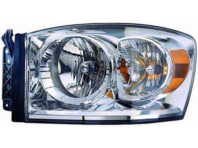 Replacement Headlight; Driver Side (07-08 RAM 1500)