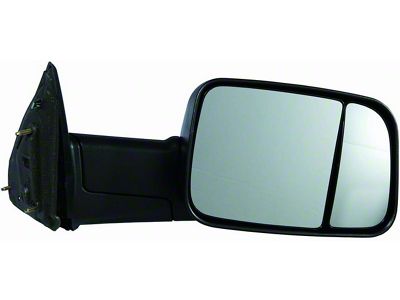 Replacement Manual Towing Mirror; Passenger Side (10-12 RAM 1500)