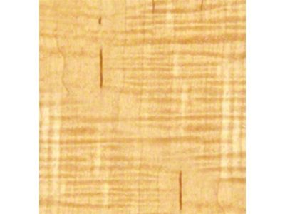 RETROLINER Real Wood Bed Liner; Curly Maple Wood; HydroSatin Finish; Mild Steel Punched Bed Strips (09-18 RAM 1500 w/ 5.7-Foot Box & w/o RAM Box)