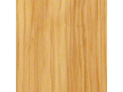 RETROLINER Real Wood Bed Liner; Hickory Wood; HydroSatin Finish; Polished Stainless Punched Bed Strips (09-18 RAM 1500 w/ 6.4-Foot Box & w/o RAM Box)