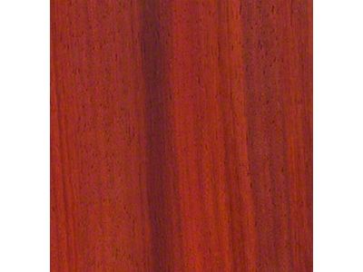 RETROLINER Real Wood Bed Liner; Paduak Wood; HydroSatin Finish; Polished Stainless Punched Bed Strips (09-18 RAM 1500 w/ 6.4-Foot Box & w/o RAM Box)