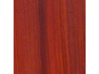RETROLINER Real Wood Bed Liner; Paduak Wood; HydroShine Finish; Polished Stainless Punched Bed Strips (09-18 RAM 1500 w/ 5.7-Foot Box & w/o RAM Box)