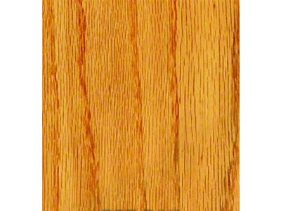 RETROLINER Real Wood Bed Liner; Red Oak Wood; HydroShine Finish; Polished Stainless Punched Bed Strips (09-18 RAM 1500 w/ 5.7-Foot Box & w/o RAM Box)