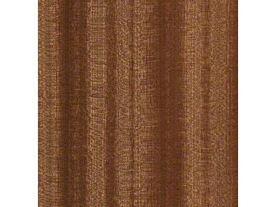 RETROLINER Real Wood Bed Liner; Sapele Wood; HydroSatin Finish; Mild Steel Punched Bed Strips (09-18 RAM 1500 w/ 6.4-Foot Box & w/o RAM Box)