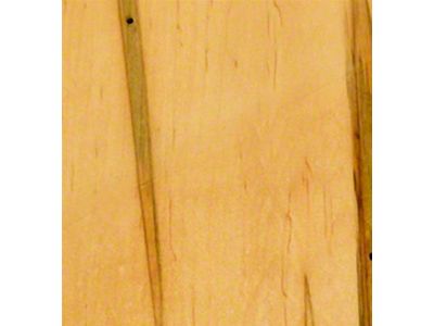 RETROLINER Real Wood Bed Liner; Wormy Maple Wood; HydroSatin Finish; Mild Steel Punched Bed Strips (09-18 RAM 1500 w/ 5.7-Foot Box & w/o RAM Box)