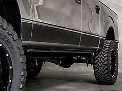 Rocker Armor Kit; Black (19-23 RAM 1500 Crew Cab w/ 6.4-Foot Box)