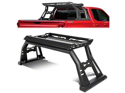 Roll Bar with Cargo Basket; Black (09-18 RAM 1500 w/o RAM Box)