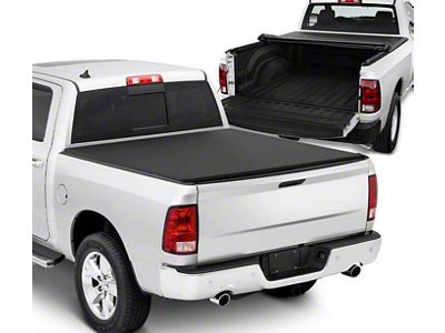 Roll Up Style Tonneau Cover; Black (09-18 RAM 1500 w/ 5.7-Foot Box & w/o RAM Box)