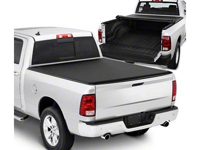 Roll Up Style Tonneau Cover; Black (02-08 RAM 1500 w/ 6.4-Foot Box)