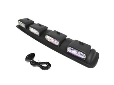 Roof Mounted Fog Lights with Switch; Neo-Chrome (Universal; Some Adaptation May Be Required)