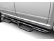 Round Tube Drop Style Nerf Side Step Bars; Black (02-08 RAM 1500 Quad Cab)