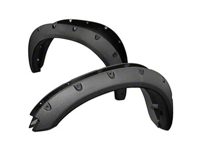 Rugged Fender Flares; Textured Black (09-18 RAM 1500, Excluding Express, Rebel & Sport)