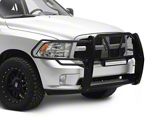 Rugged Heavy Duty Grille Guard with 20-Inch LED Light Bar; Black (09-18 RAM 1500, Excluding Rebel & Sport)