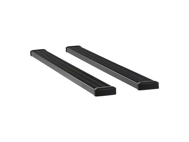 Grip Step 7-Inch Running Boards without Mounting Brackets; Textured Black (09-18 RAM 1500 Regular Cab w/ 5.7-Foot Box, Quad Cab w/ 6.4-Foot Box, Crew Cab w/ 8-Foot Box)