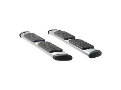 Regal 7-Inch Oval Side Step Bars; Polished Stainless (19-25 RAM 1500 Quad Cab)
