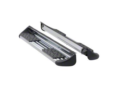 Stainless Side Entry Running Boards without Mounting Brackets; Polished (06-08 RAM 1500 Mega Cab)