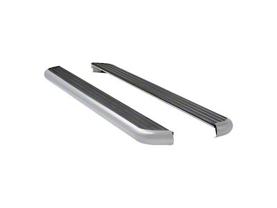 MegaStep 6.50-Inch Running Boards without Mounting Brackets; Polished Stainless (02-08 RAM 1500 Quad Cab w/ 8-Foot Box)