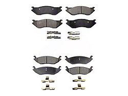 Semi-Metallic Brake Pads; Front and Rear (2005 RAM 1500, Excluding SRT-10)