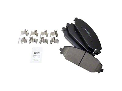 Semi-Metallic Brake Pads; Front Pair (19-24 RAM 1500)