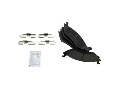 Semi-Metallic Brake Pads; Rear Pair (02-18 RAM 1500, Excluding SRT-10 & Mega Cab)