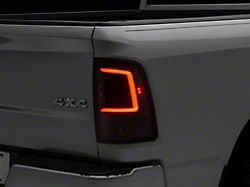 Sequential LED Tail Lights; Black Housing; Clear Lens (09-18 RAM 1500 w/ Factory Halogen Tail Lights)