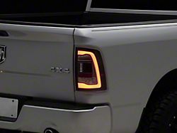 Sequential LED Tail Lights; Black Housing; Clear Lens (09-18 RAM 1500)