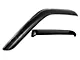 Snap-Inz In-Channel Sidewind Deflectors; Front and Rear; Smoke (19-24 RAM 1500 Crew Cab)