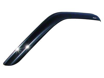 Tape-Onz Sidewind Deflectors; Front Only; Smoke (02-08 RAM 1500 Regular Cab)